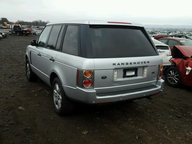 SALME11434A161266 - 2004 LAND ROVER RANGE ROVE SILVER photo 3