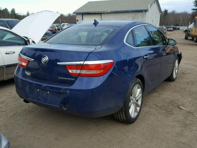 1G4PP5SK6D4141896 - 2013 BUICK VERANO BLUE photo 4