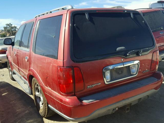 5LMPU28A9XLJ33045 - 1999 LINCOLN NAVIGATOR 勃艮第红 照片 3