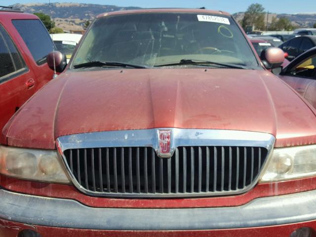 5LMPU28A9XLJ33045 - 1999 LINCOLN NAVIGATOR 勃艮第红 照片 9