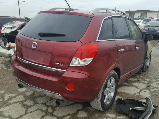 3GSDL63738S618555 - 2008 SATURN VUE XR MAROON photo 4