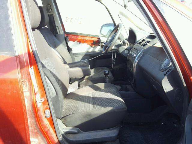 JS2YB413895103413 - 2009 SUZUKI SX4 TECHNO ORANGE photo 5