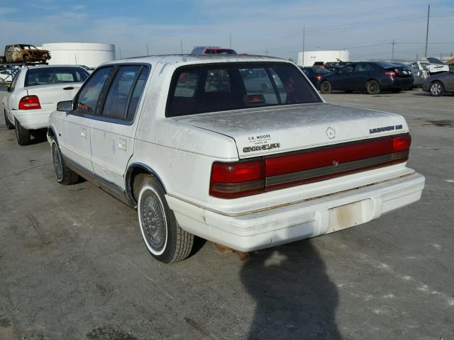 1C3XA3639PF578754 - 1993 CHRYSLER LEBARON LE WHITE photo 3