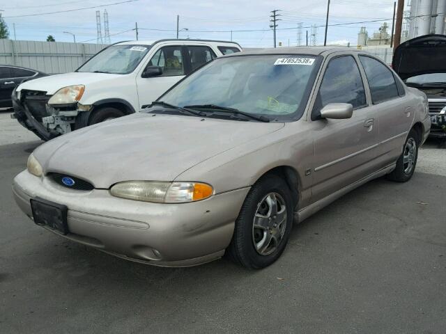 1FALP67L6TK119794 - 1996 FORD CONTOUR SE BEIGE photo 2