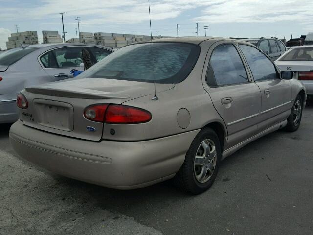 1FALP67L6TK119794 - 1996 FORD CONTOUR SE BEIGE photo 4