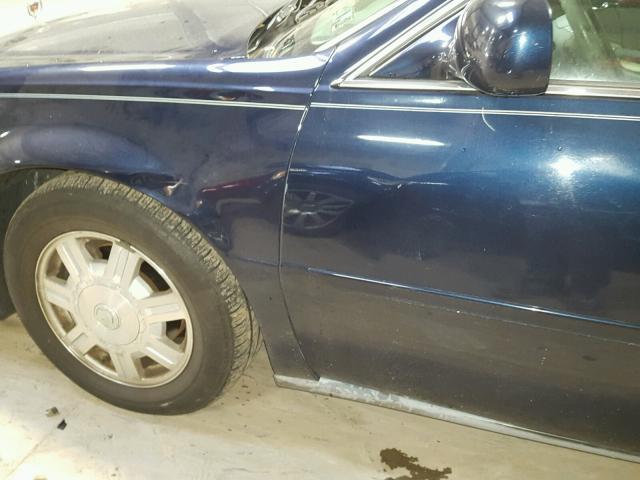 1G6KD54YX5U234160 - 2005 CADILLAC DEVILLE BLUE photo 9