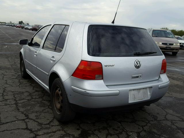 9BWFL61J754026077 - 2005 VOLKSWAGEN GOLF GL SILVER photo 3