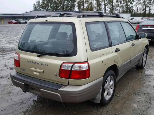 JF1SF65522H759760 - 2002 SUBARU FORESTER S CREAM photo 4