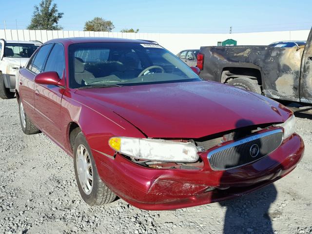 2G4WS52JX41318088 - 2004 BUICK CENTURY CU BURGUNDY photo 1