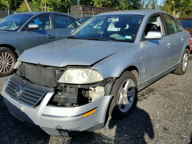 WVWTH63B94P056277 - 2004 VOLKSWAGEN PASSAT GLX SILVER photo 2