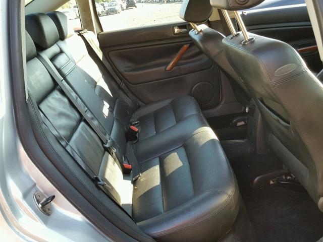 WVWTH63B94P056277 - 2004 VOLKSWAGEN PASSAT GLX SILVER photo 6