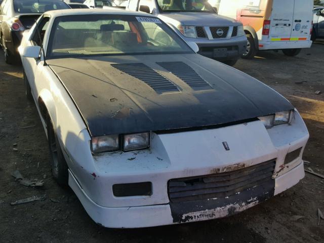 1G1FP23E3ML155163 - 1991 CHEVROLET CAMARO RS WHITE photo 1