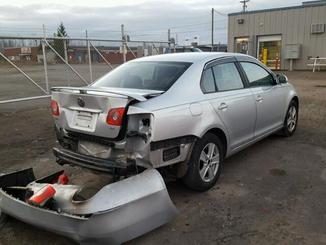 3VWRT71K36M614373 - 2006 VOLKSWAGEN JETTA TDI SILVER photo 4