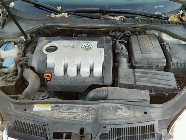 3VWRT71K36M614373 - 2006 VOLKSWAGEN JETTA TDI SILVER photo 7