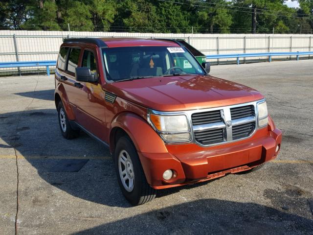 1D8GT28K99W532883 - 2009 DODGE NITRO SE ORANGE photo 1