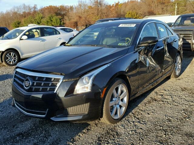 1G6AA5RAXD0167758 - 2013 CADILLAC ATS BLACK photo 2