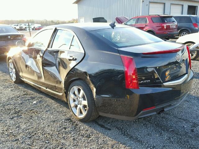 1G6AA5RAXD0167758 - 2013 CADILLAC ATS BLACK photo 3