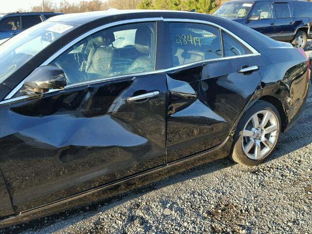 1G6AA5RAXD0167758 - 2013 CADILLAC ATS BLACK photo 9