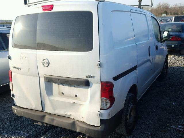 3N6CM0KNXEK699970 - 2014 NISSAN NV200 2.5S WHITE photo 4