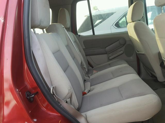 1FMEU73E97UB04690 - 2007 FORD EXPLORER X RED photo 6