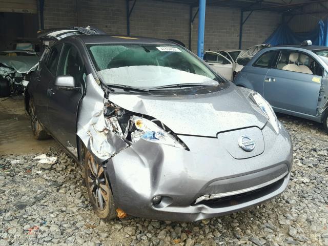 1N4AZ0CP2FC320629 - 2015 NISSAN LEAF S SILVER photo 1