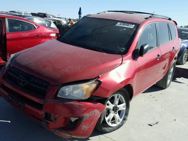 2T3BF4DV2AW032935 - 2010 TOYOTA RAV4 RED photo 2