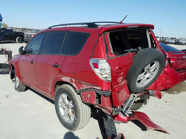 2T3BF4DV2AW032935 - 2010 TOYOTA RAV4 RED photo 3