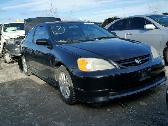 1HGEM22972L808172 - 2002 HONDA CIVIC EX 黑色 照片 1