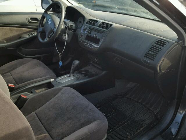 1HGEM22972L808172 - 2002 HONDA CIVIC EX 黑色 照片 5