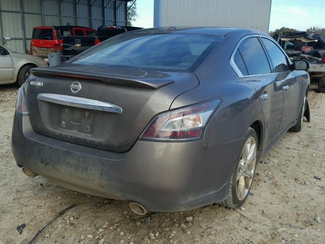 1N4AA5AP5BC845234 - 2011 NISSAN MAXIMA S BROWN photo 4