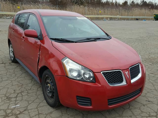 5Y2SP67829Z457047 - 2009 PONTIAC VIBE RED photo 1