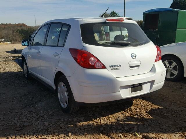 3N1BC13E79L490050 - 2009 NISSAN VERSA S WHITE photo 3