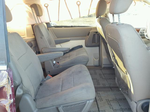 2A8HR54139R617882 - 2009 CHRYSLER TOWN & COU Bordo foto 6