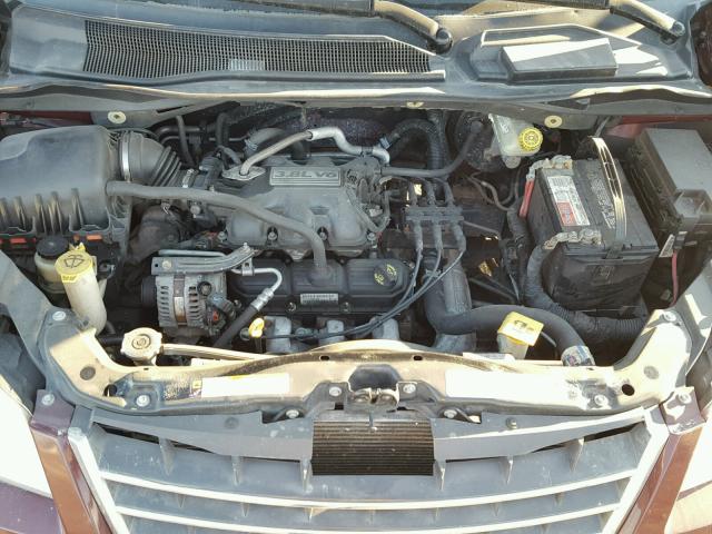 2A8HR54139R617882 - 2009 CHRYSLER TOWN & COU Bordo foto 7