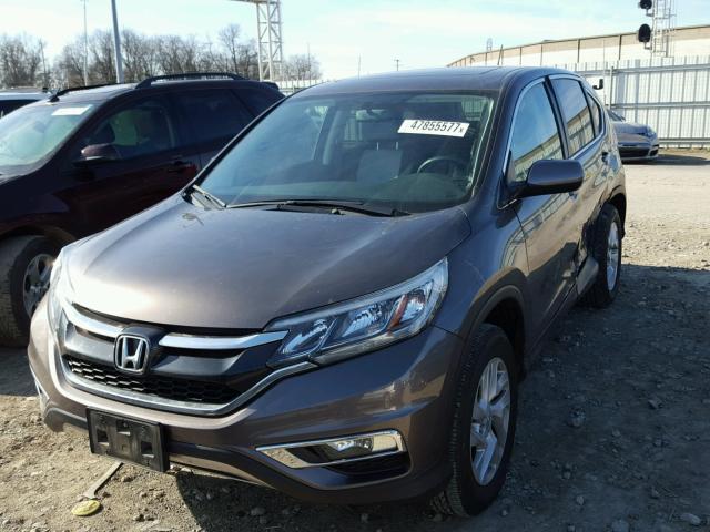 2HKRM4H54FH660377 - 2015 HONDA CR-V EX GRAY photo 2