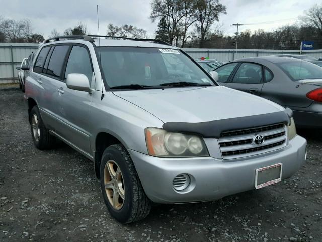 JTEHD21A420017117 - 2002 TOYOTA HIGHLANDER SILVER photo 1