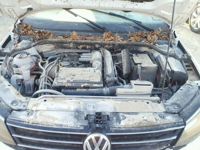 3VW267AJ8GM237945 - 2016 VOLKSWAGEN JETTA S WHITE photo 7