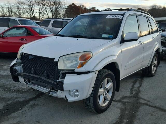 JTEHD20VX40016786 - 2004 TOYOTA RAV4 WHITE photo 2