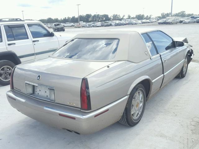 1G6EL12Y7YB703944 - 2000 CADILLAC ELDORADO E BEIGE photo 4