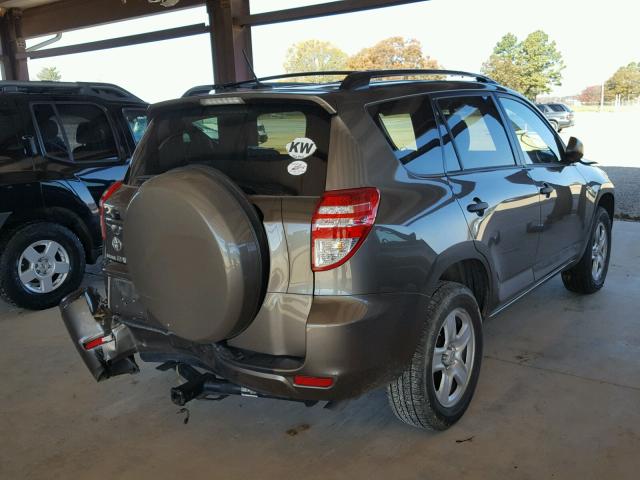 JTMZK4DV7AD003499 - 2010 TOYOTA RAV4 灰色 照片 4