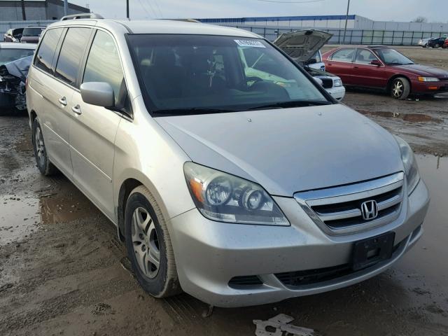 5FNRL38446B456648 - 2006 HONDA ODYSSEY EX GRAY photo 1