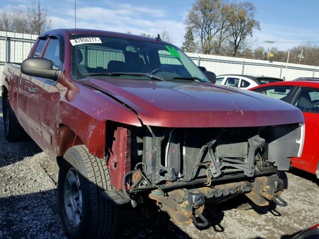 1GCEK29J69Z190418 - 2009 CHEVROLET SILVERADO MAROON photo 1