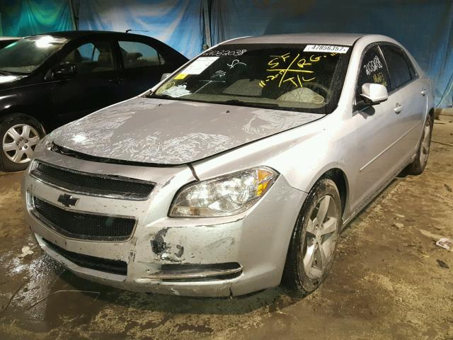1G1ZC5EU6BF192315 - 2011 CHEVROLET MALIBU 1LT ვერცხლისფერი ფოტო 2