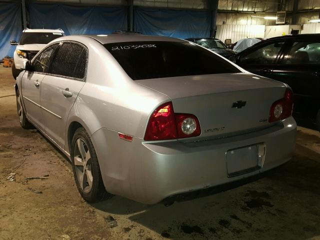 1G1ZC5EU6BF192315 - 2011 CHEVROLET MALIBU 1LT ვერცხლისფერი ფოტო 3