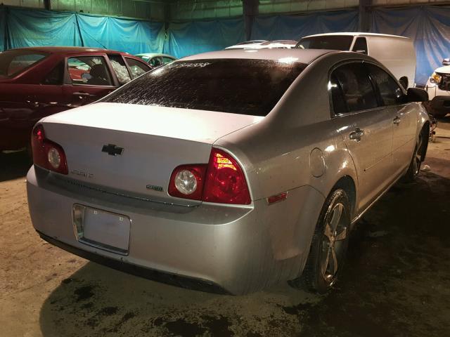 1G1ZC5EU6BF192315 - 2011 CHEVROLET MALIBU 1LT ვერცხლისფერი ფოტო 4