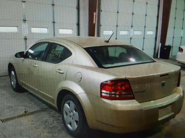 1B3CC4FD7AN206864 - 2010 DODGE AVENGER SX GOLD photo 3