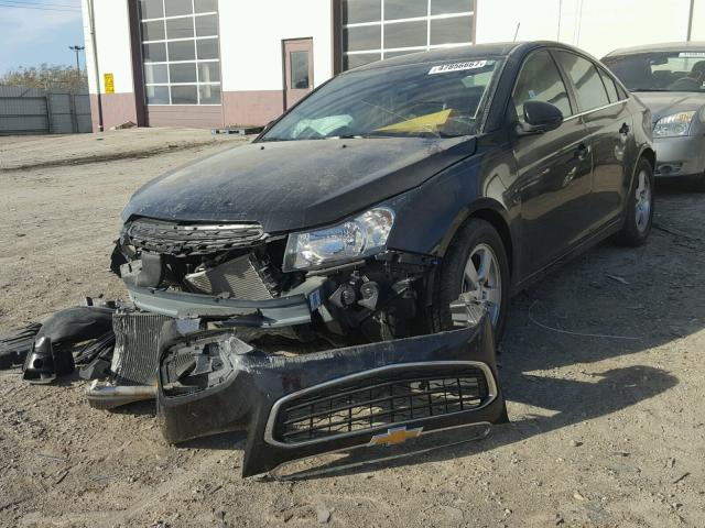 1G1PC5SB9F7237337 - 2015 CHEVROLET CRUZE LT BLACK photo 2