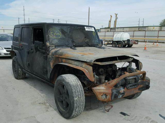 1J4BA6H11BL567447 - 2011 JEEP WRANGLER U BLACK photo 1