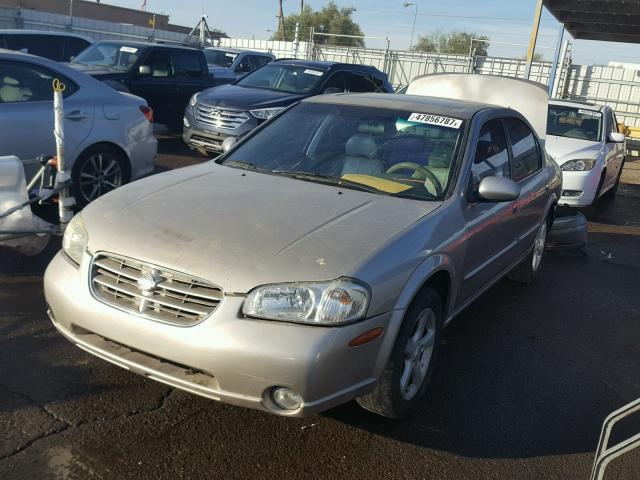 JN1CA31D0YT756874 - 2000 NISSAN MAXIMA GLE SILVER photo 2