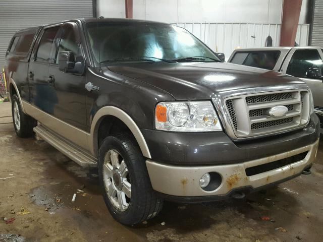 1FTPW14V67KB67146 - 2007 FORD F150 SUPER GRAY photo 1